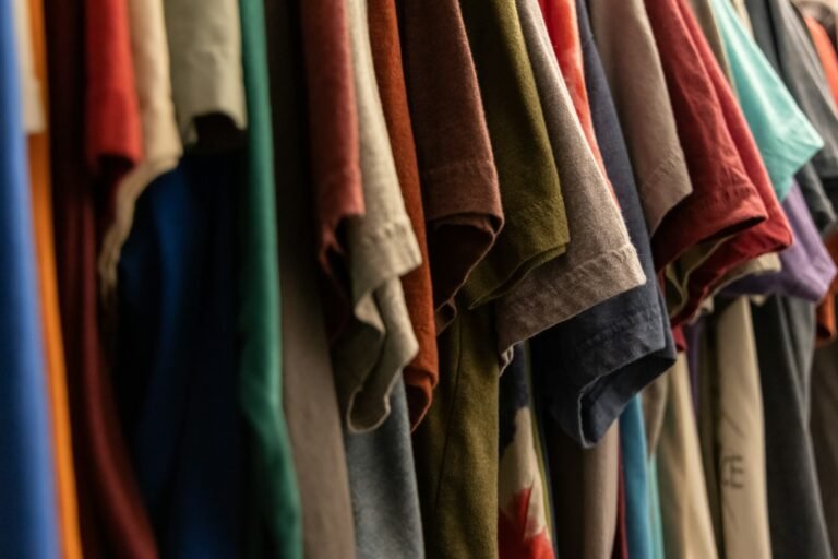 Mobile first marketplace style clothing rack ready for Mercari listing
